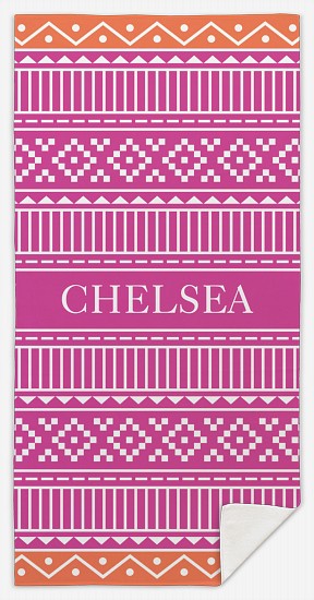 Bright Boho Custom Beach Towels