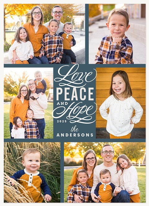 Peaceful Gallery Personalized Holiday Cards