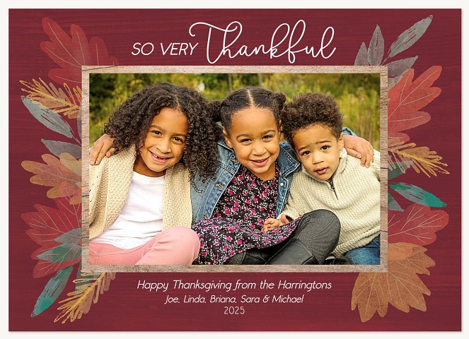 Fall Bouquet Thanksgiving Cards