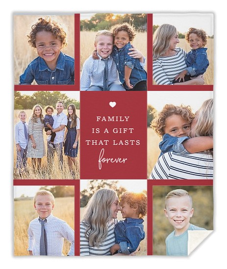 Gift of Family Custom Blankets