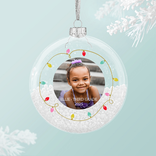 Playful Lights Personalized Ornaments