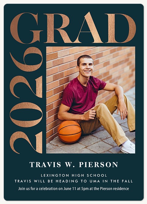 All Around Edge Graduation Cards