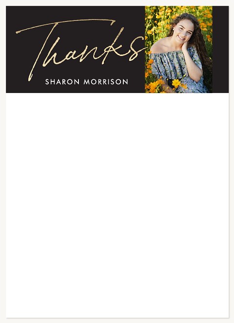 Glimmer Thanks Thank You Cards 