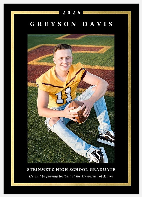 Distinguished Achievement Graduation Cards