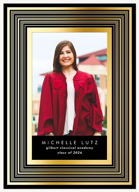 Ridged Frame Graduation Cards