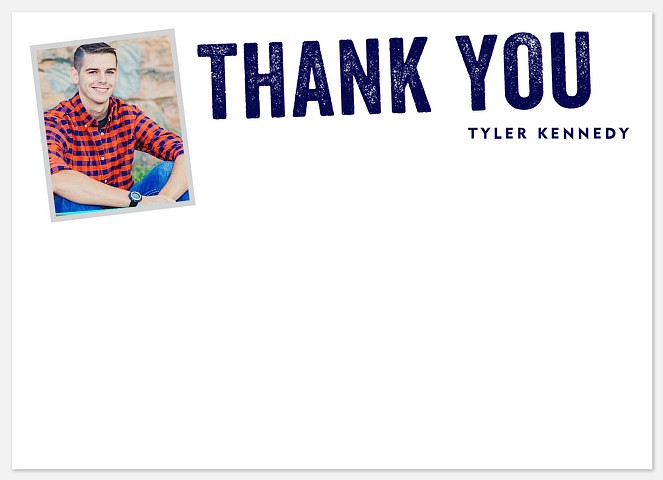 Tilted Frame Thank You Cards 