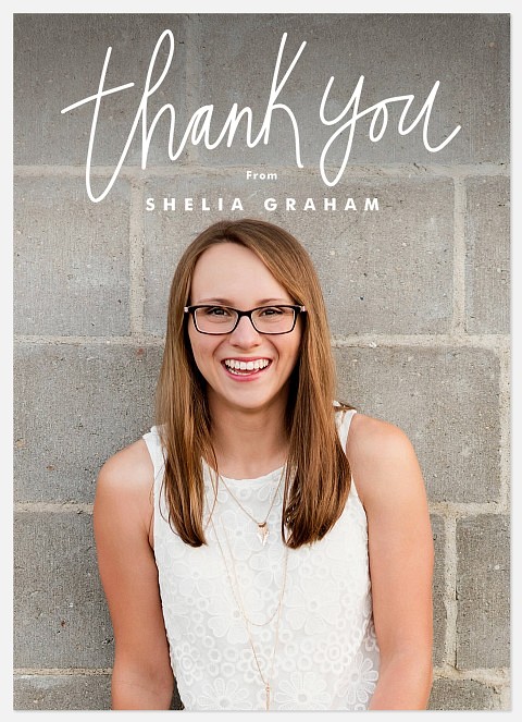 Top in Class Thank You Cards 