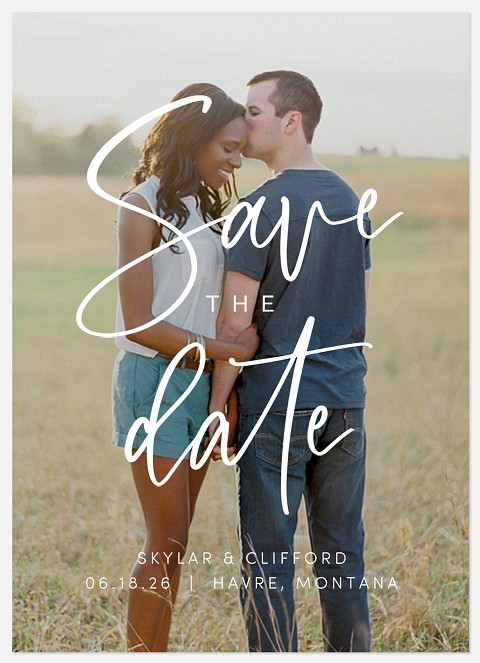 Grande Greeting Save the Date Photo Cards
