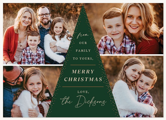 Christmas Tree Personalized Holiday Cards