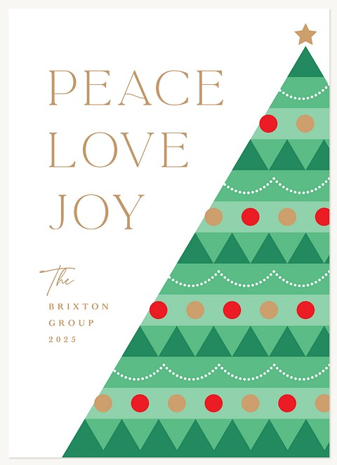 Mid Century Business Holiday Cards