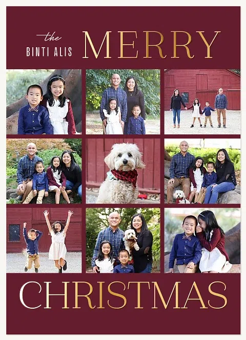 Classic Gallery Personalized Holiday Cards