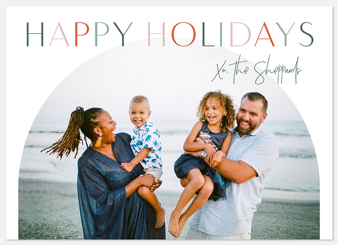 Sunrise Photo Christmas Cards