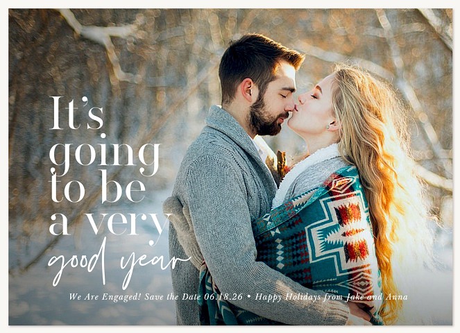 Very Good Year Personalized Holiday Cards