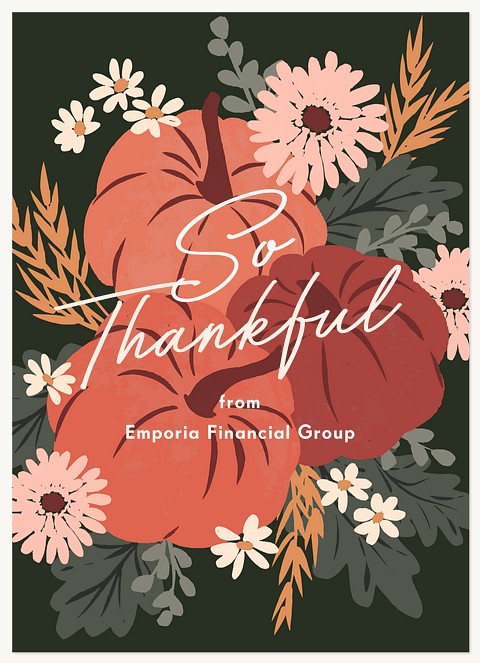 Big Thanks Business Holiday Cards