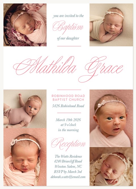 Cross Gallery Baptisms & Christening Invitations