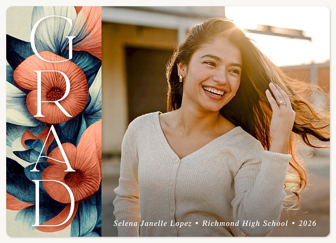 Botanical Greeting Graduation Cards