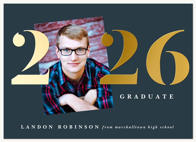 Bold Year Graduation Cards