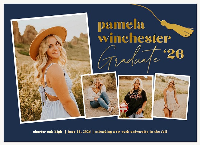 Happy Tassel Graduation Cards