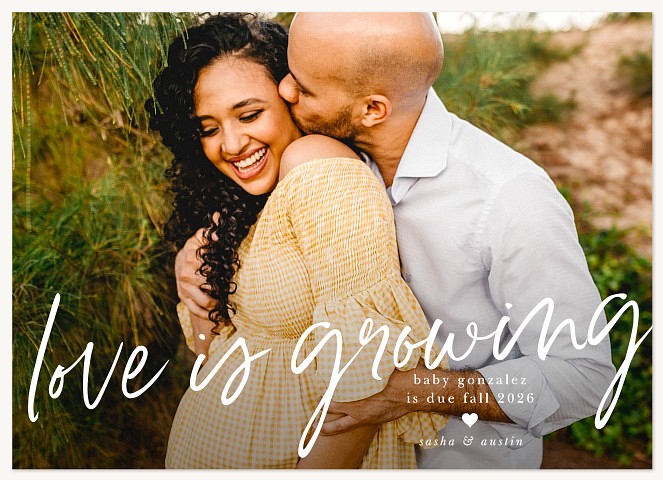 Love is Growing Pregnancy Announcements