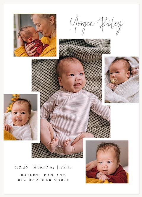 Tiny Details Baby Announcements