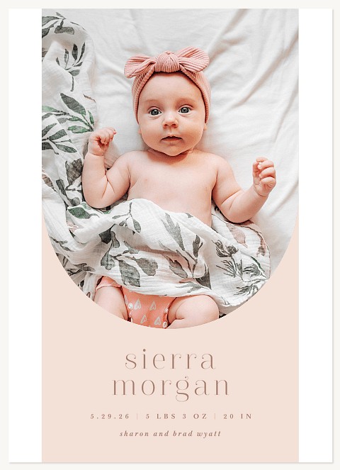 Inverted Baby Announcements