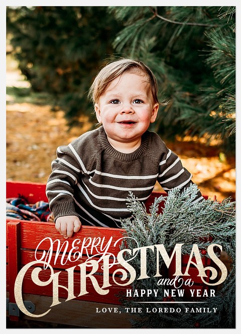 Christmas Magic Holiday Photo Cards