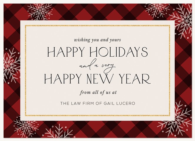 Winter Gift Business Holiday Cards