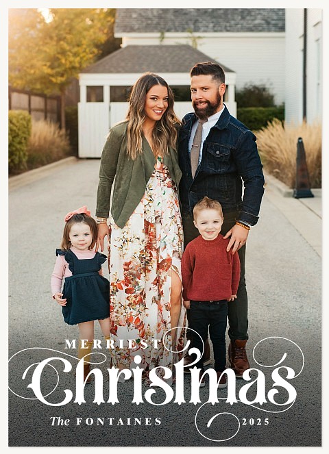 Decorative Greetings Personalized Holiday Cards