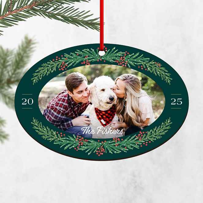Enchanted Evergreens Personalized Ornaments