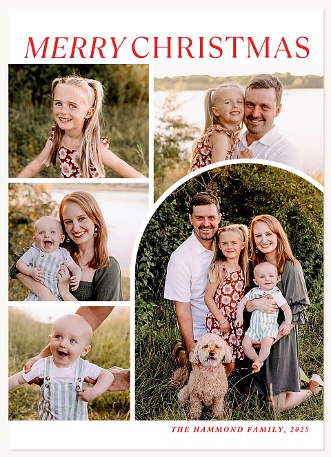 Merry Windows Personalized Holiday Cards