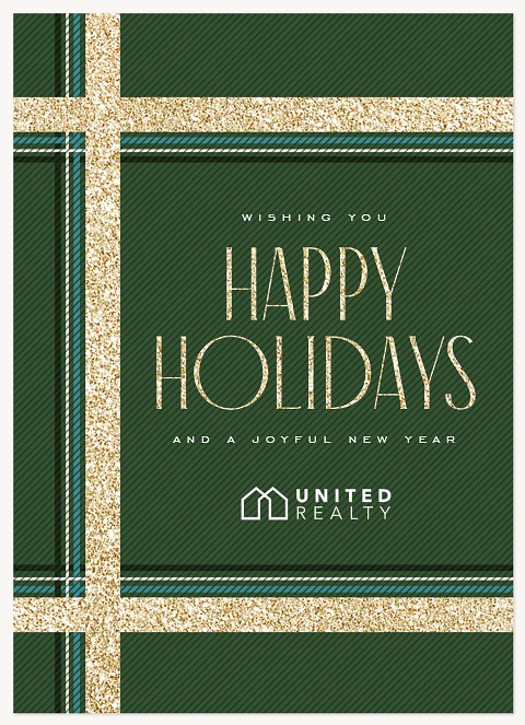 Gift Wrap Business Holiday Cards