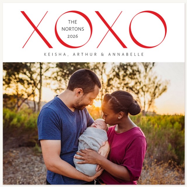 Love XO Valentines Cards