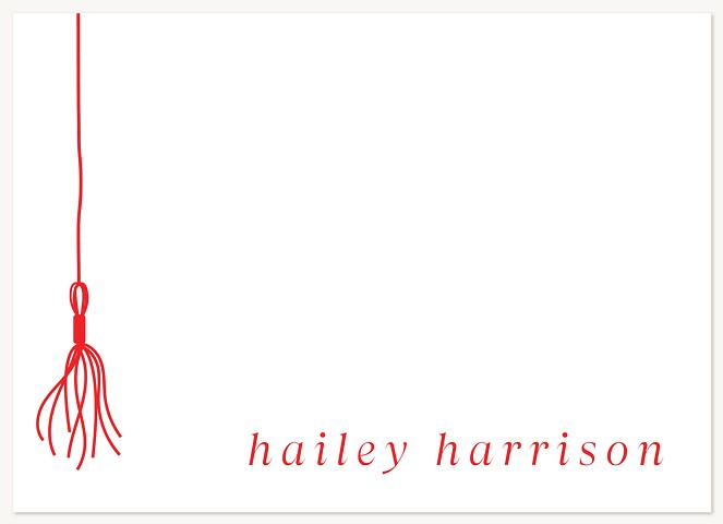 Tassel Accent Thank You Cards 