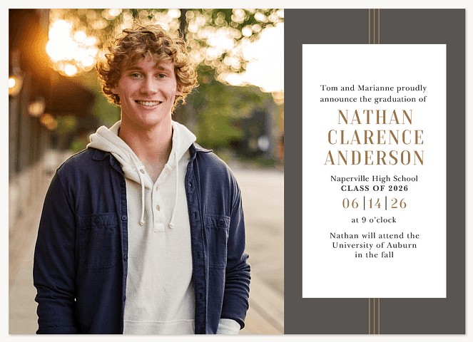 High Class Graduation Cards