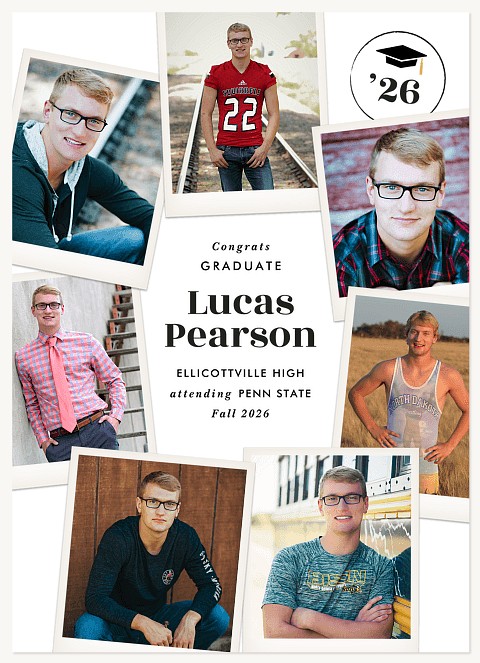 Seven Snapshots Graduation Cards