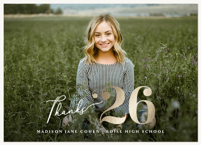 Grand Year  Thank You Cards 