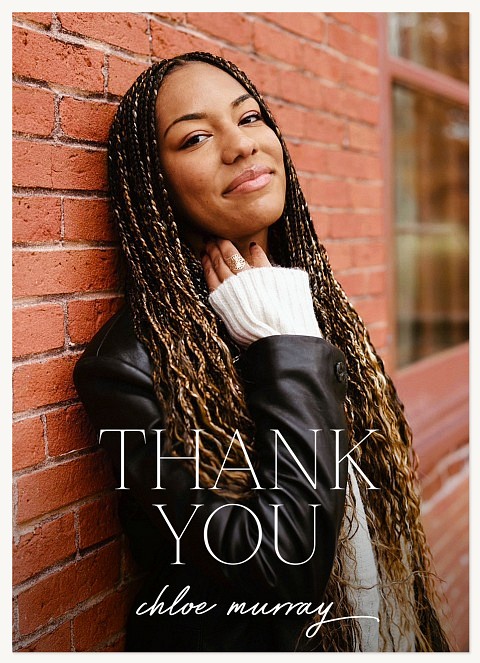 Striking Thanks Thank You Cards 