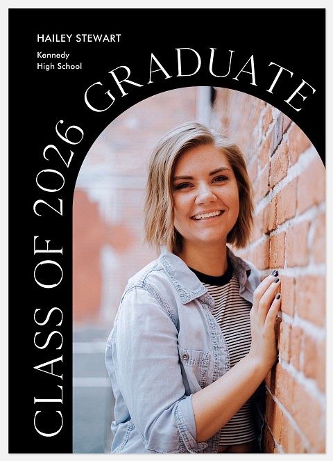 Arched Type Graduation Cards