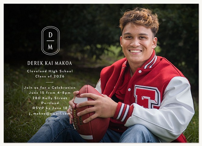 Elegant Emblem Graduation Cards