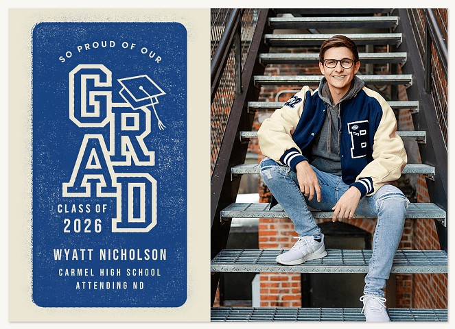 Vintage Stamp Graduation Cards