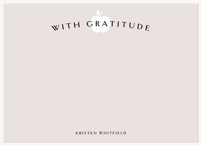 Tiny Apple Thank You Cards 