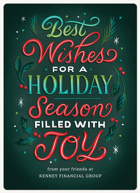 Joyful Season Holiday & Christmas Magnet Cards