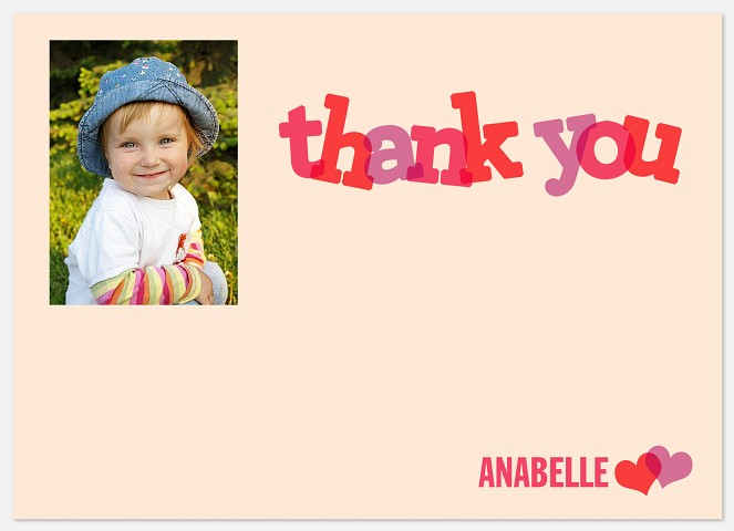My Big Birthday Thank You Cards 