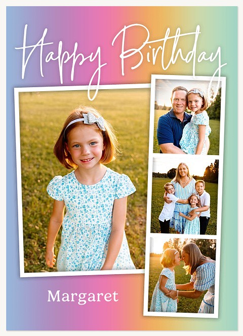 Colorful Collage Greeting Cards