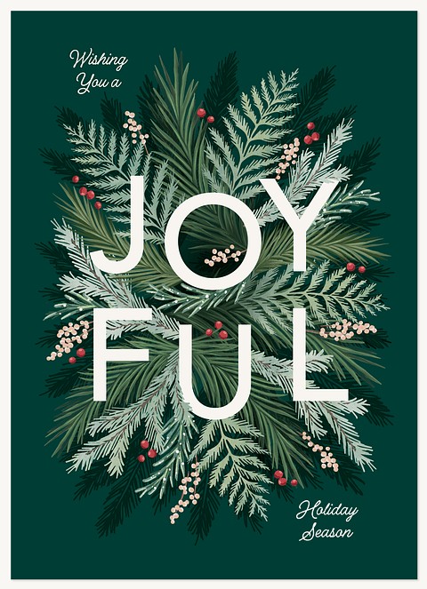 Winter Foliage Business Holiday Cards