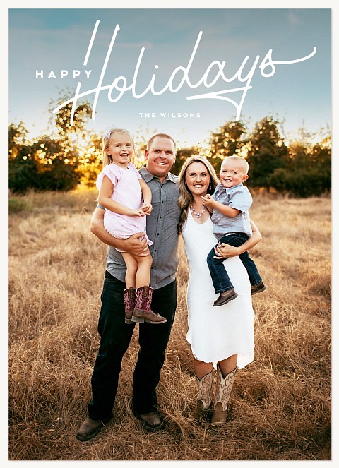 Happily Marked Personalized Holiday Cards