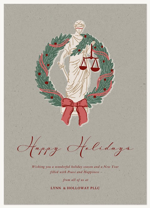 Jovial Justice Business Holiday Cards