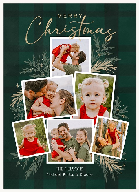 Collage Tree Personalized Holiday Cards