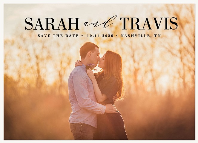 Forever and Ever Save the Date Cards