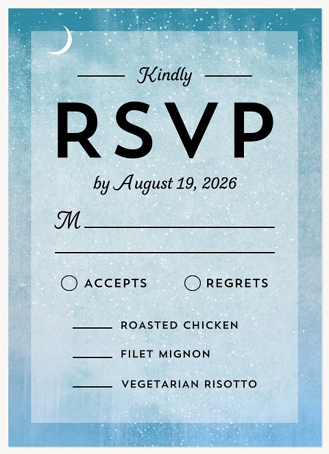 Dreamy Landscape Wedding RSVP Cards